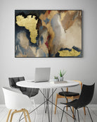 Overture by Sisa  Jasper on GIANT ART - gold abstract
