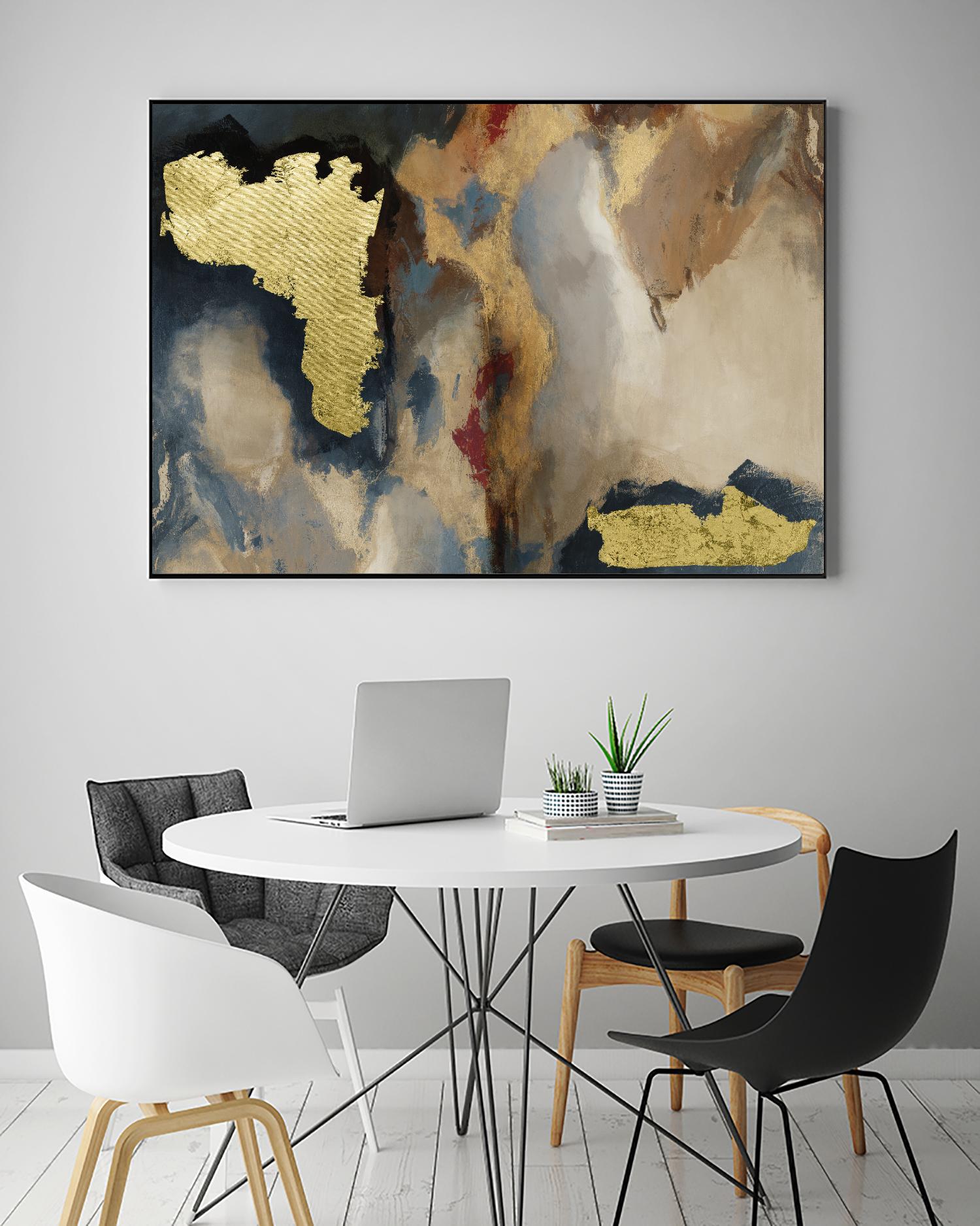Overture by Sisa  Jasper on GIANT ART - gold abstract