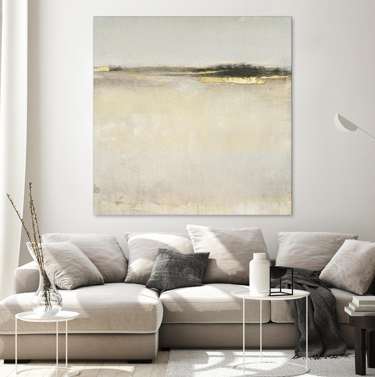 Embellished Subtle Scape I by Tim O'Tool on GIANT ART - gold abstract