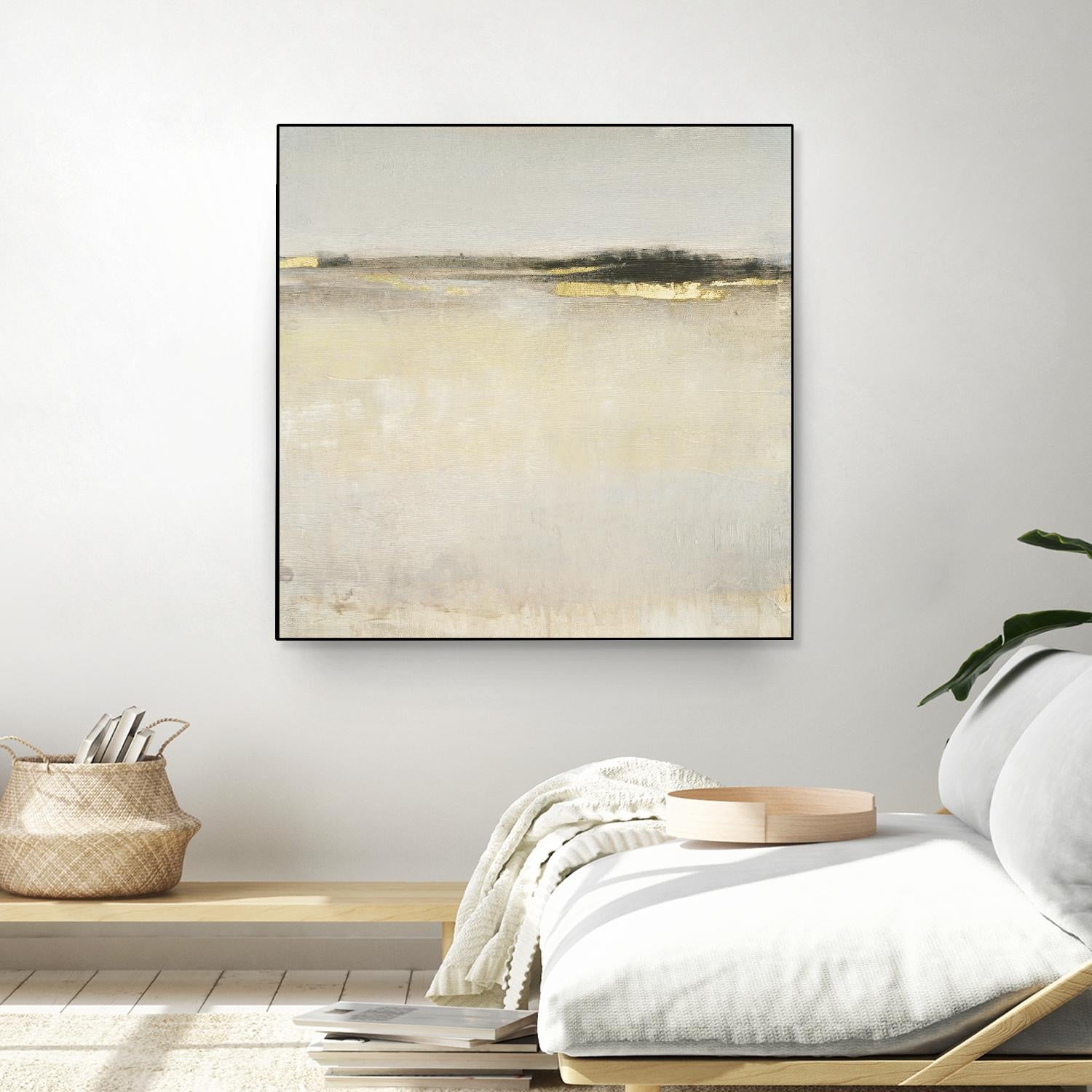 Embellished Subtle Scape I by Tim O'Tool on GIANT ART - gold abstract