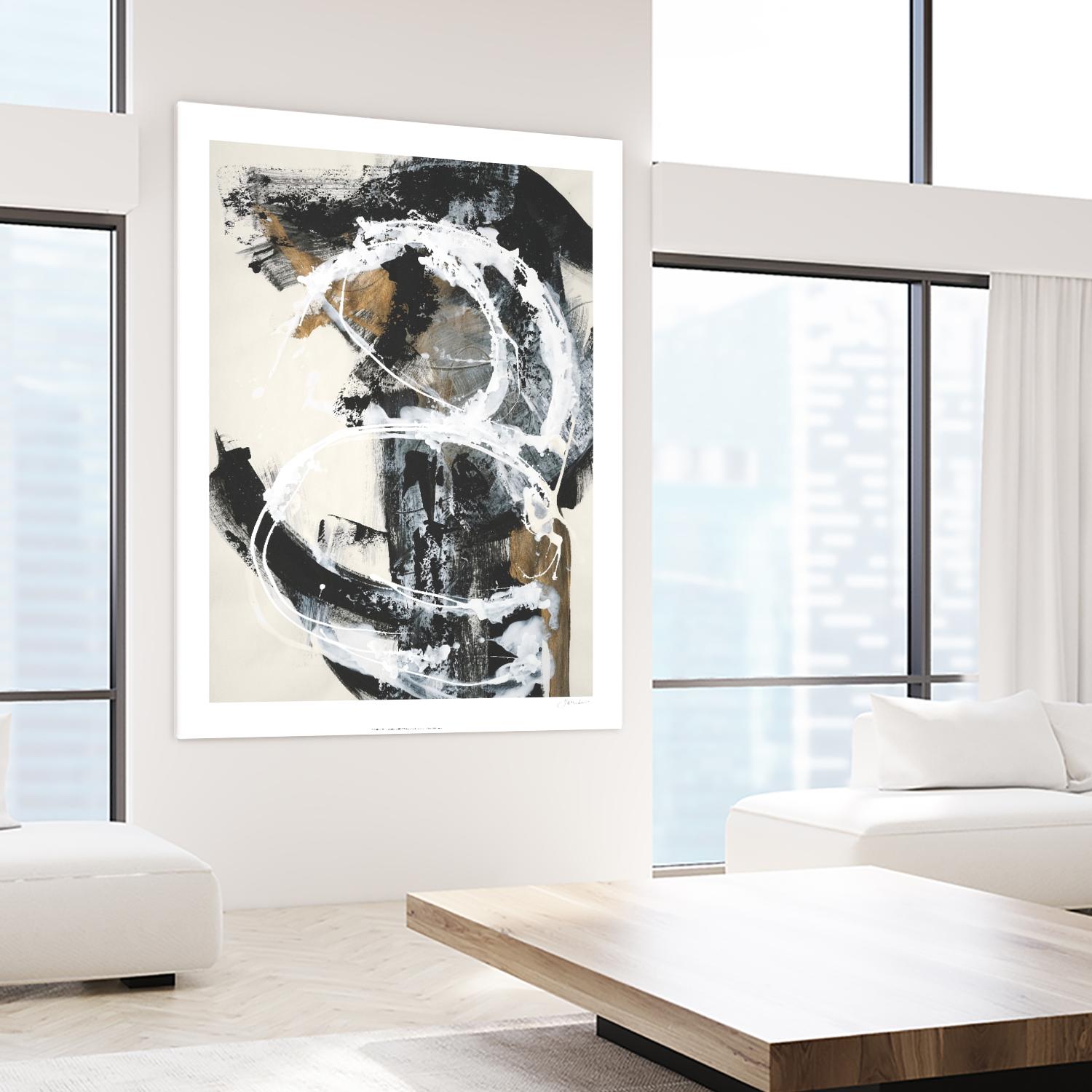 Nature's Winterland II by Joyce Combs on GIANT ART - white abstract abstract