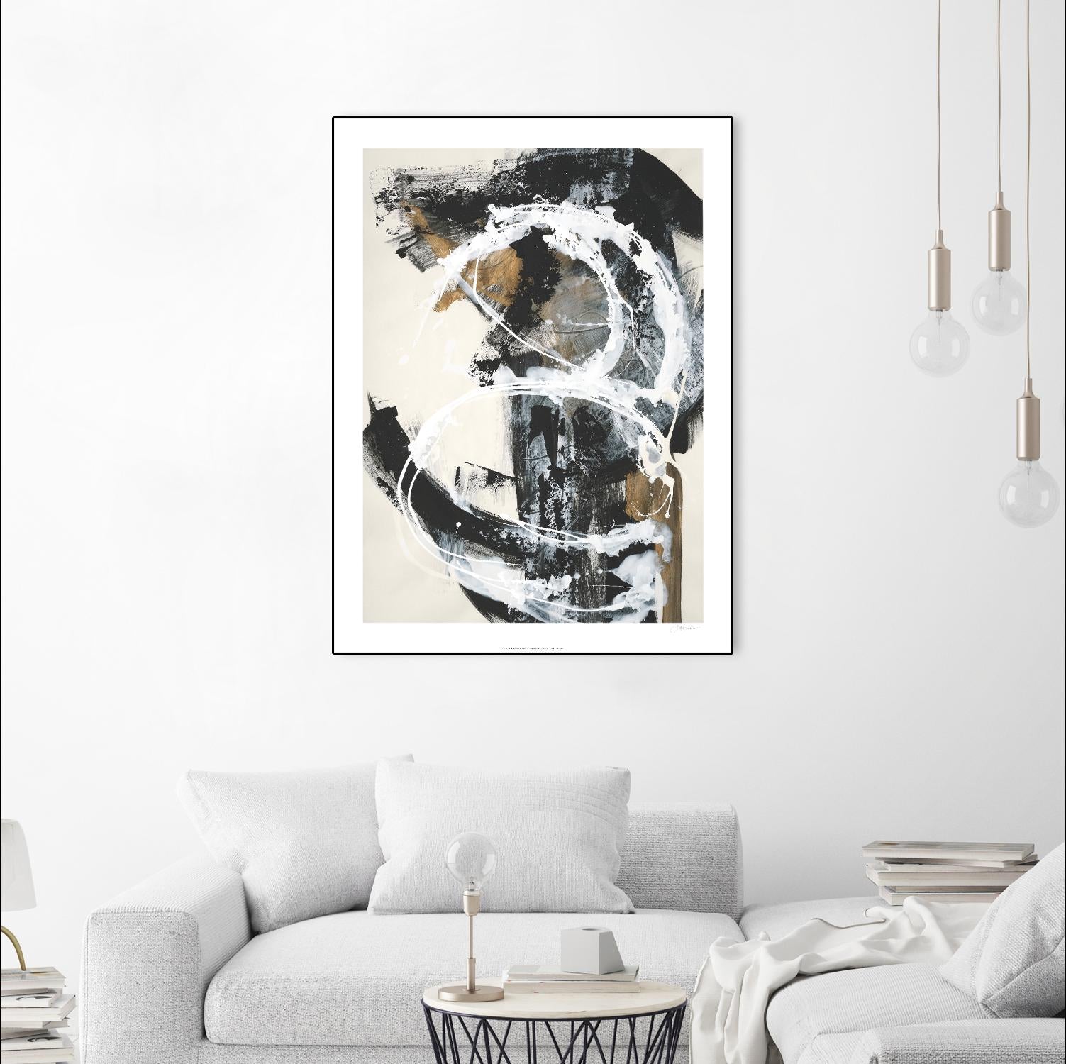 Nature's Winterland II by Joyce Combs on GIANT ART - white abstract abstract