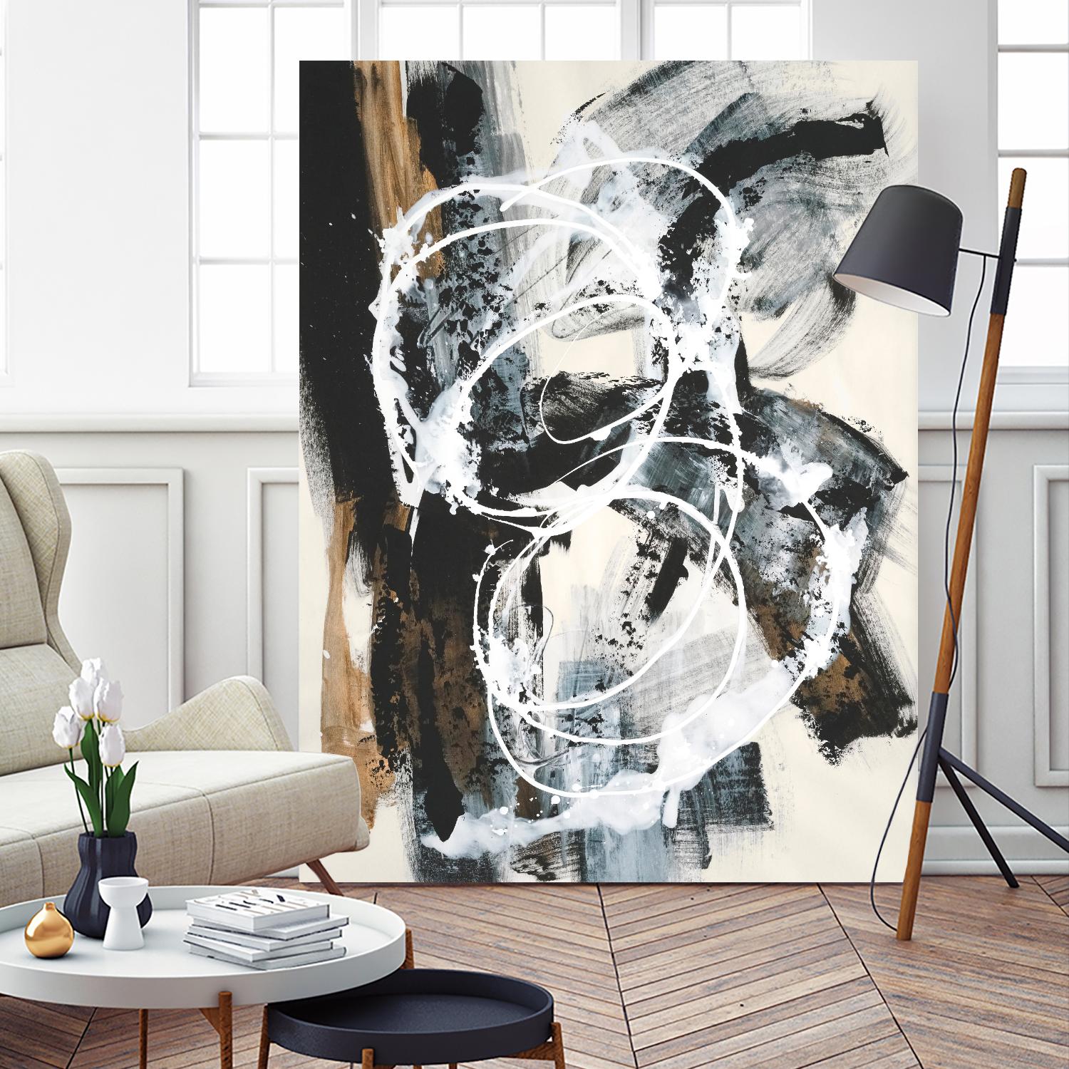 Nature's Winterland III by Joyce Combs on GIANT ART - white abstract abstract