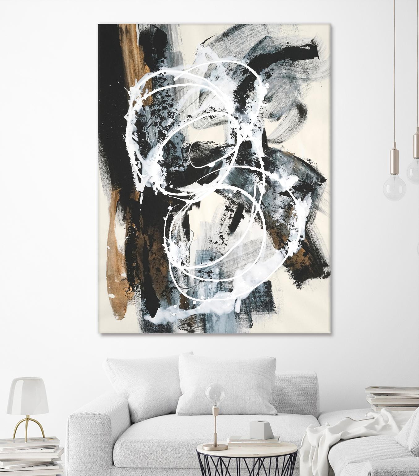 Nature's Winterland III by Joyce Combs on GIANT ART - white abstract abstract