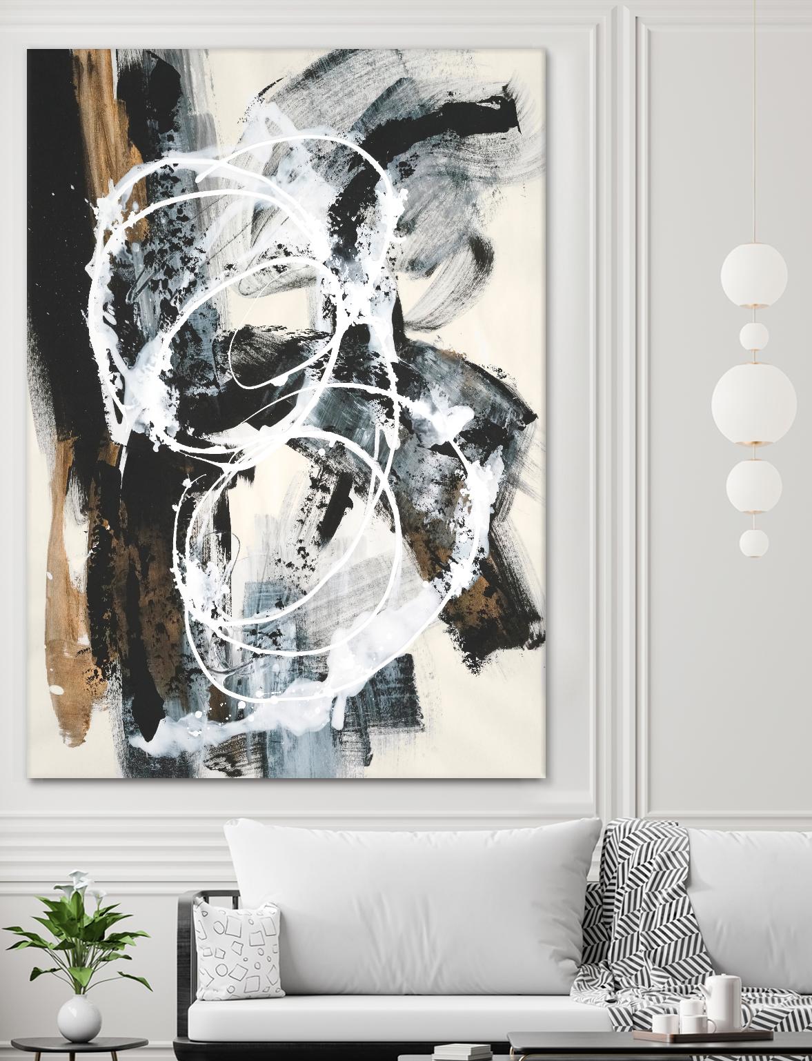 Nature's Winterland III by Joyce Combs on GIANT ART - white abstract abstract