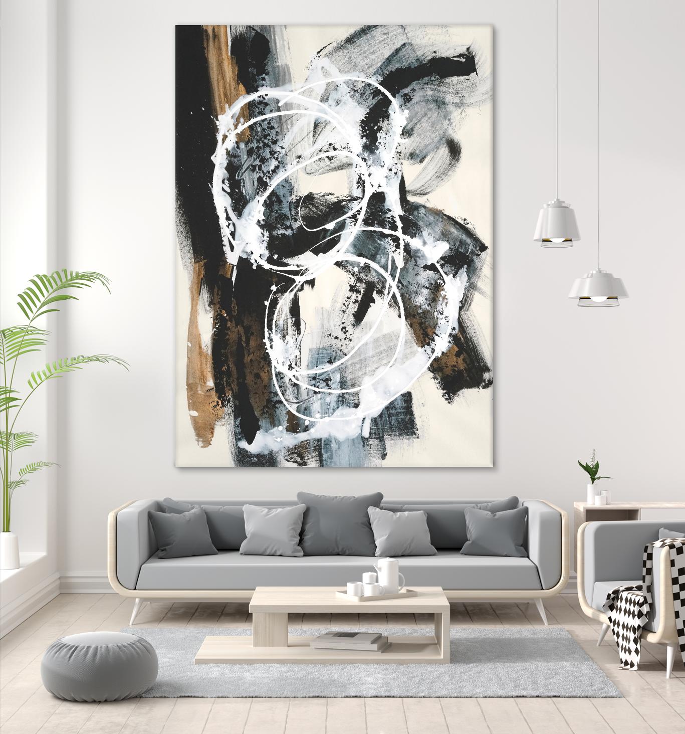 Nature's Winterland III by Joyce Combs on GIANT ART - white abstract abstract
