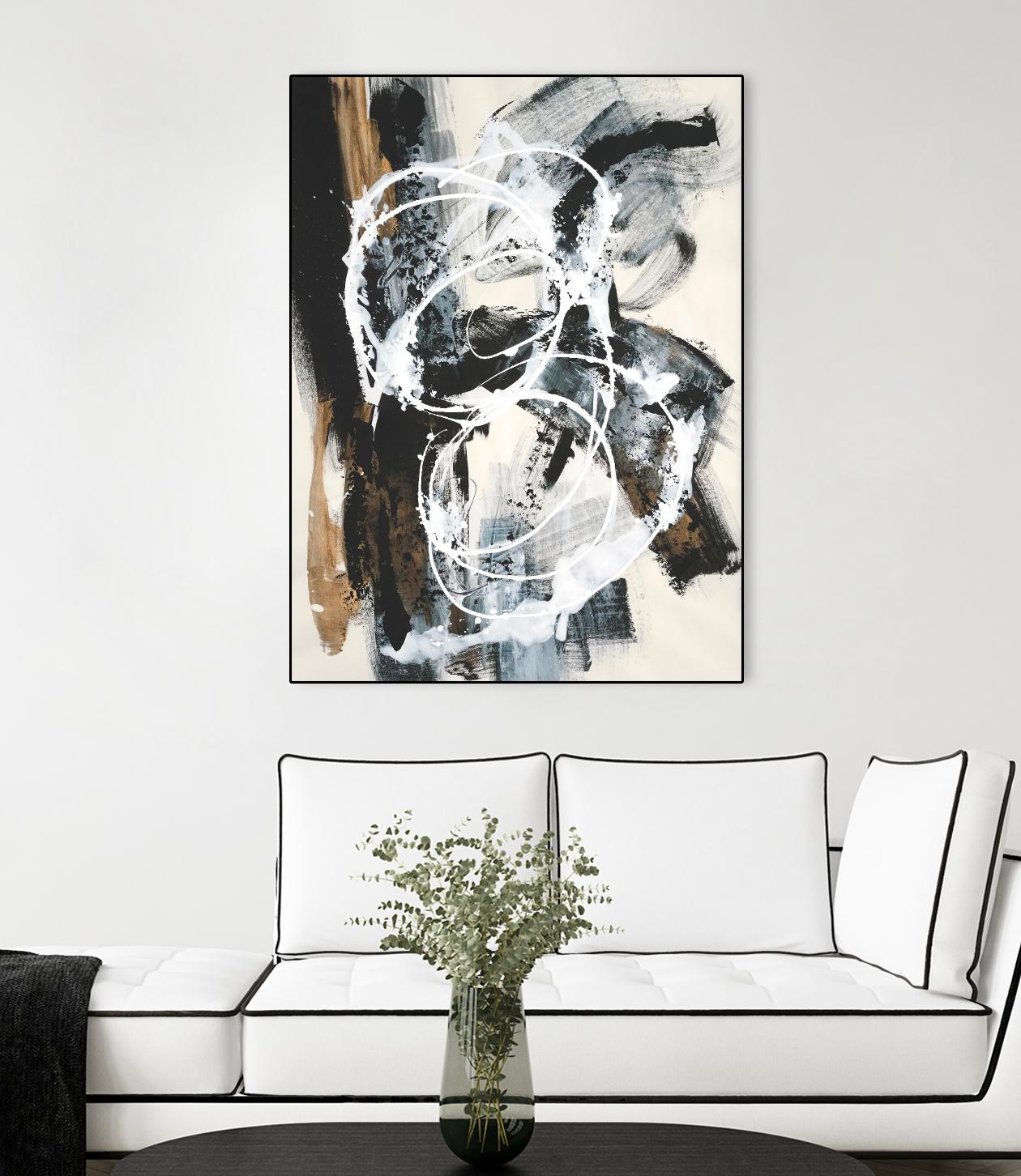 Nature's Winterland III by Joyce Combs on GIANT ART - white abstract abstract