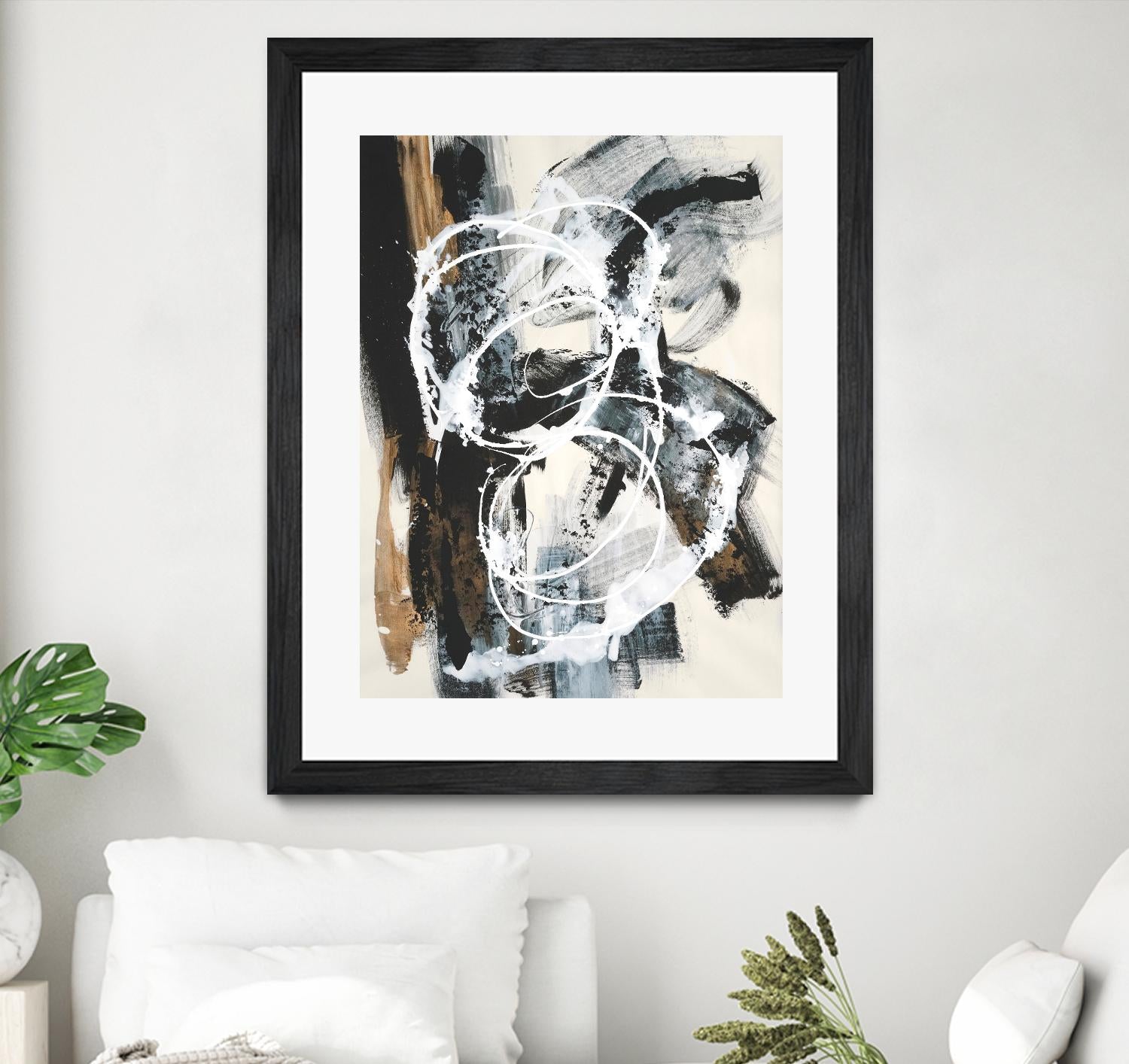 Nature's Winterland III by Joyce Combs on GIANT ART - white abstract abstract