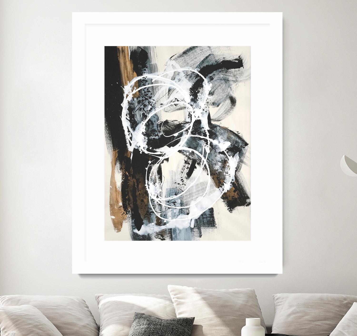 Nature's Winterland III by Joyce Combs on GIANT ART - white abstract abstract