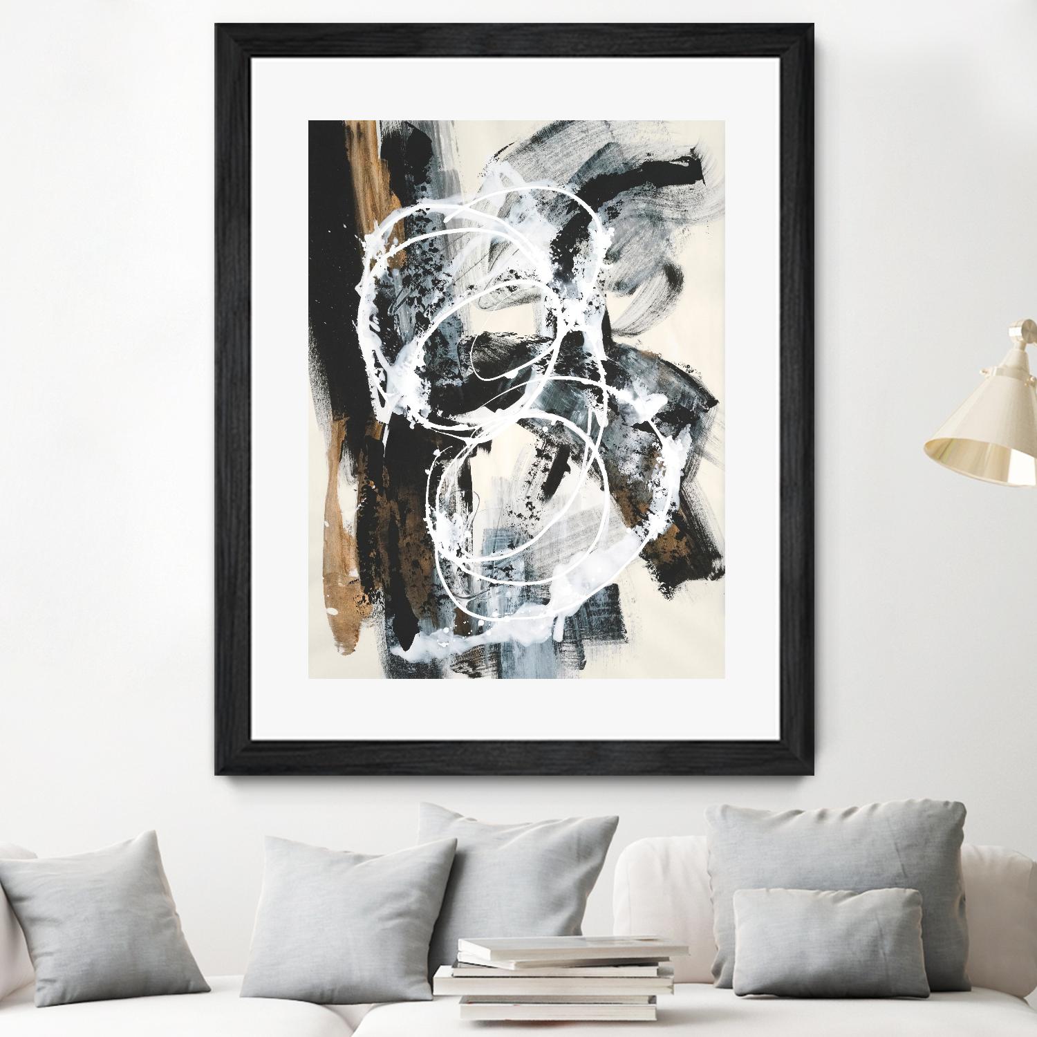 Nature's Winterland III by Joyce Combs on GIANT ART - white abstract abstract