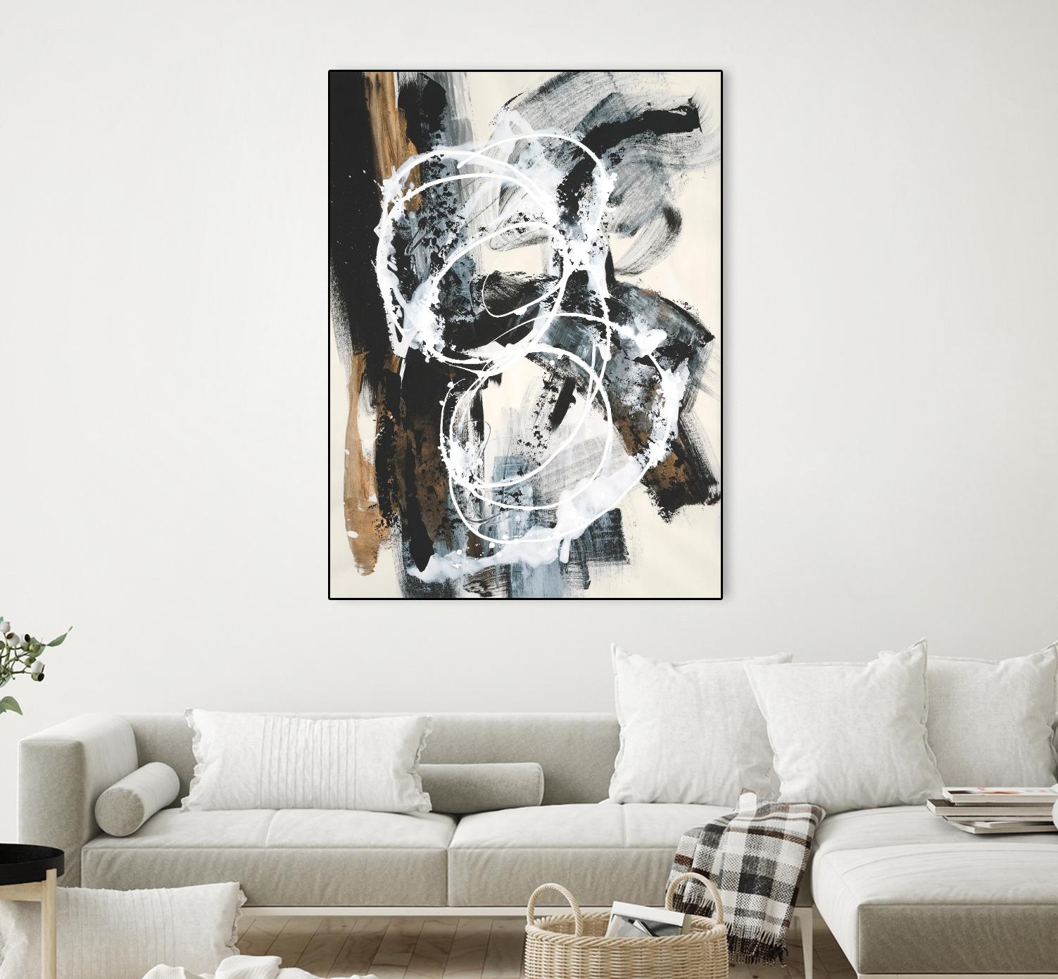 Nature's Winterland III by Joyce Combs on GIANT ART - white abstract abstract