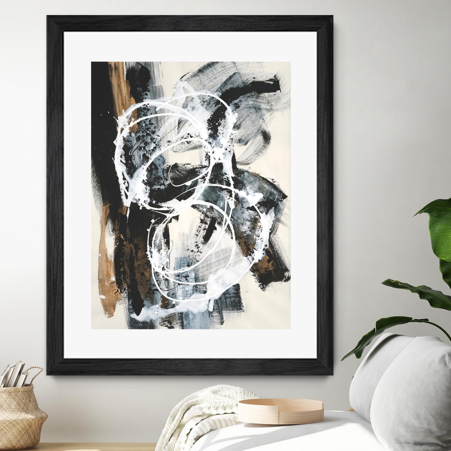 Nature's Winterland III by Joyce Combs on GIANT ART - white abstract abstract