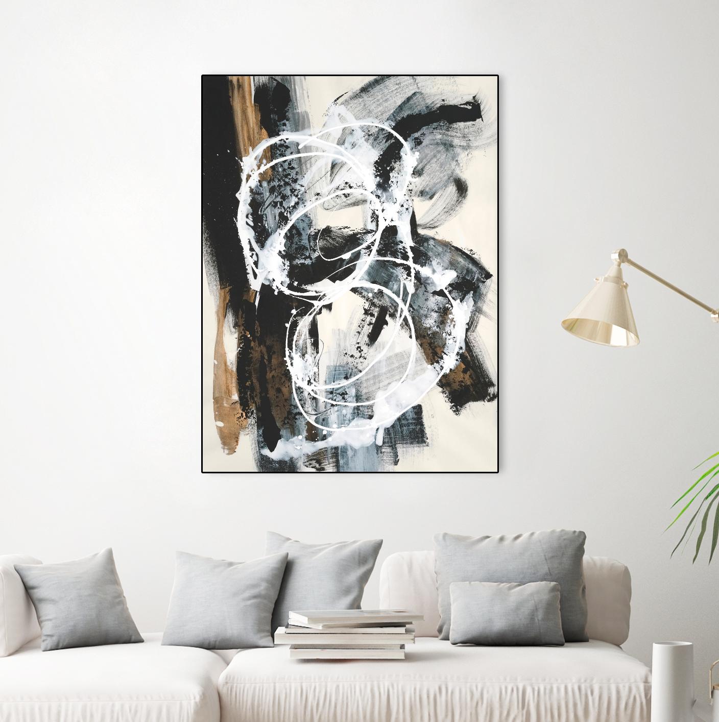 Nature's Winterland III by Joyce Combs on GIANT ART - white abstract abstract