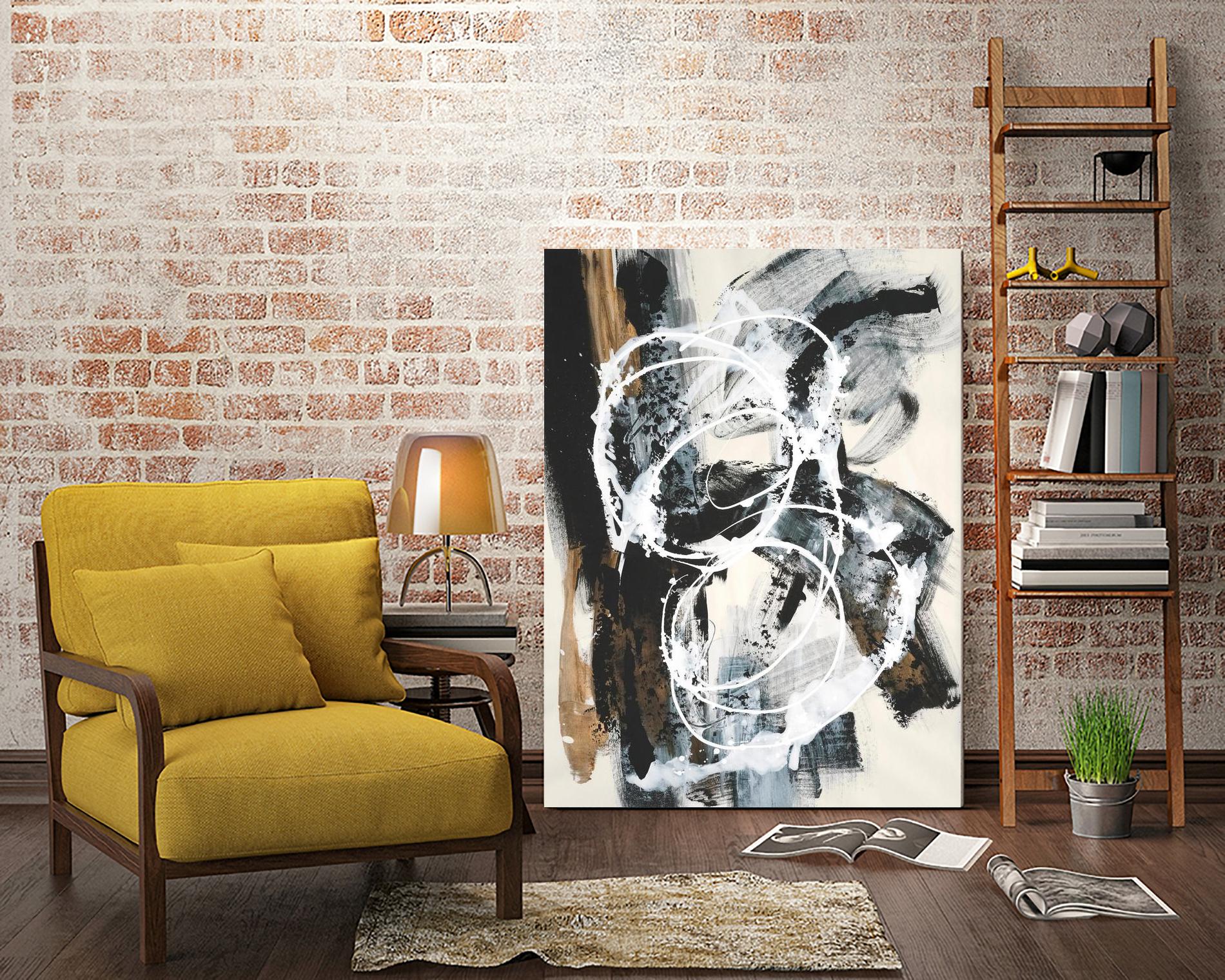 Nature's Winterland III by Joyce Combs on GIANT ART - white abstract abstract