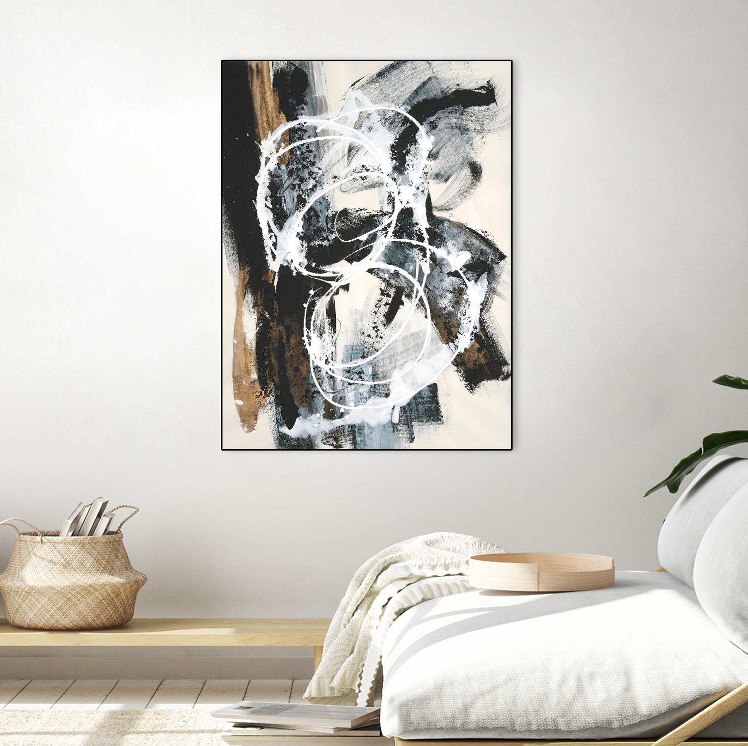 Nature's Winterland III by Joyce Combs on GIANT ART - white abstract abstract