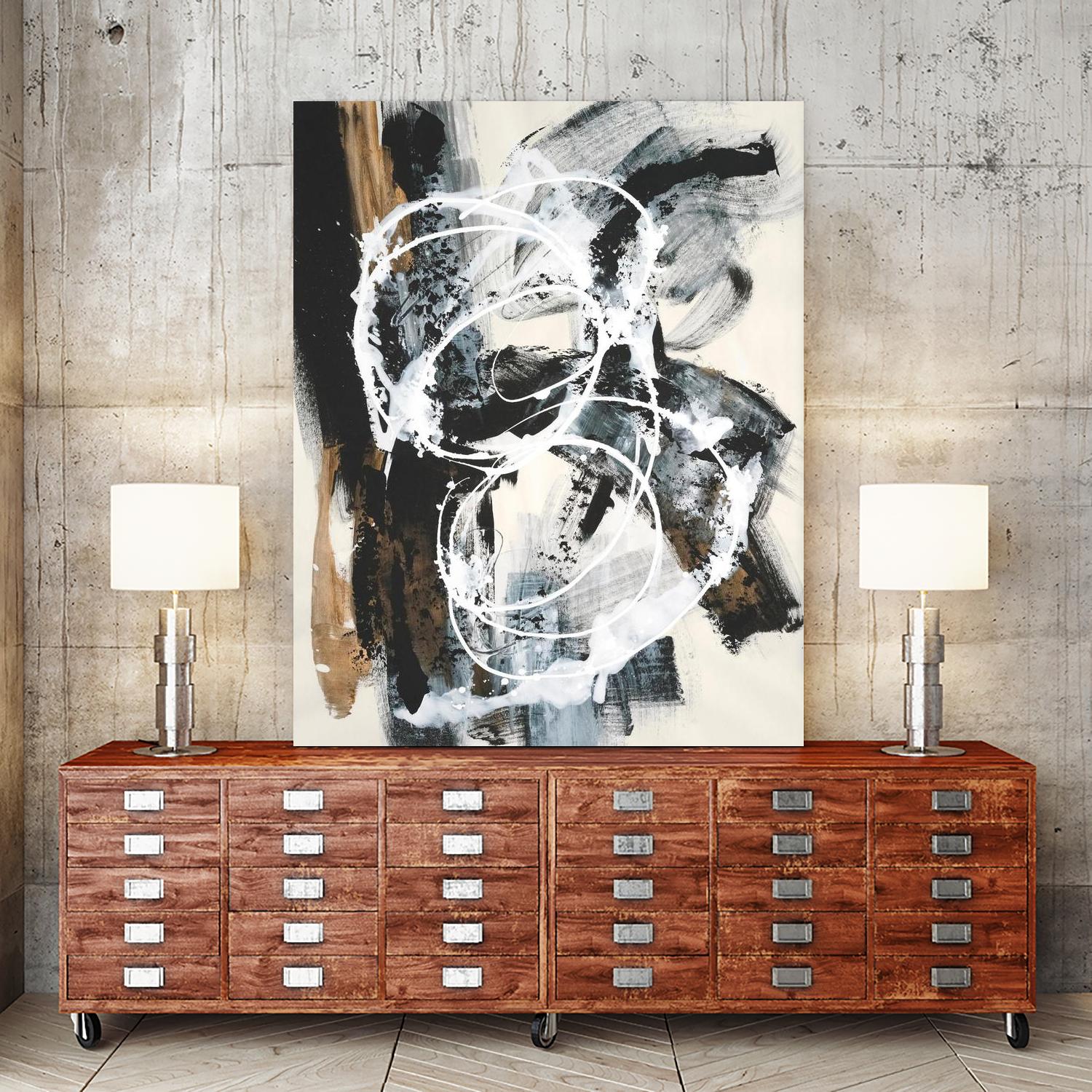 Nature's Winterland III by Joyce Combs on GIANT ART - white abstract abstract