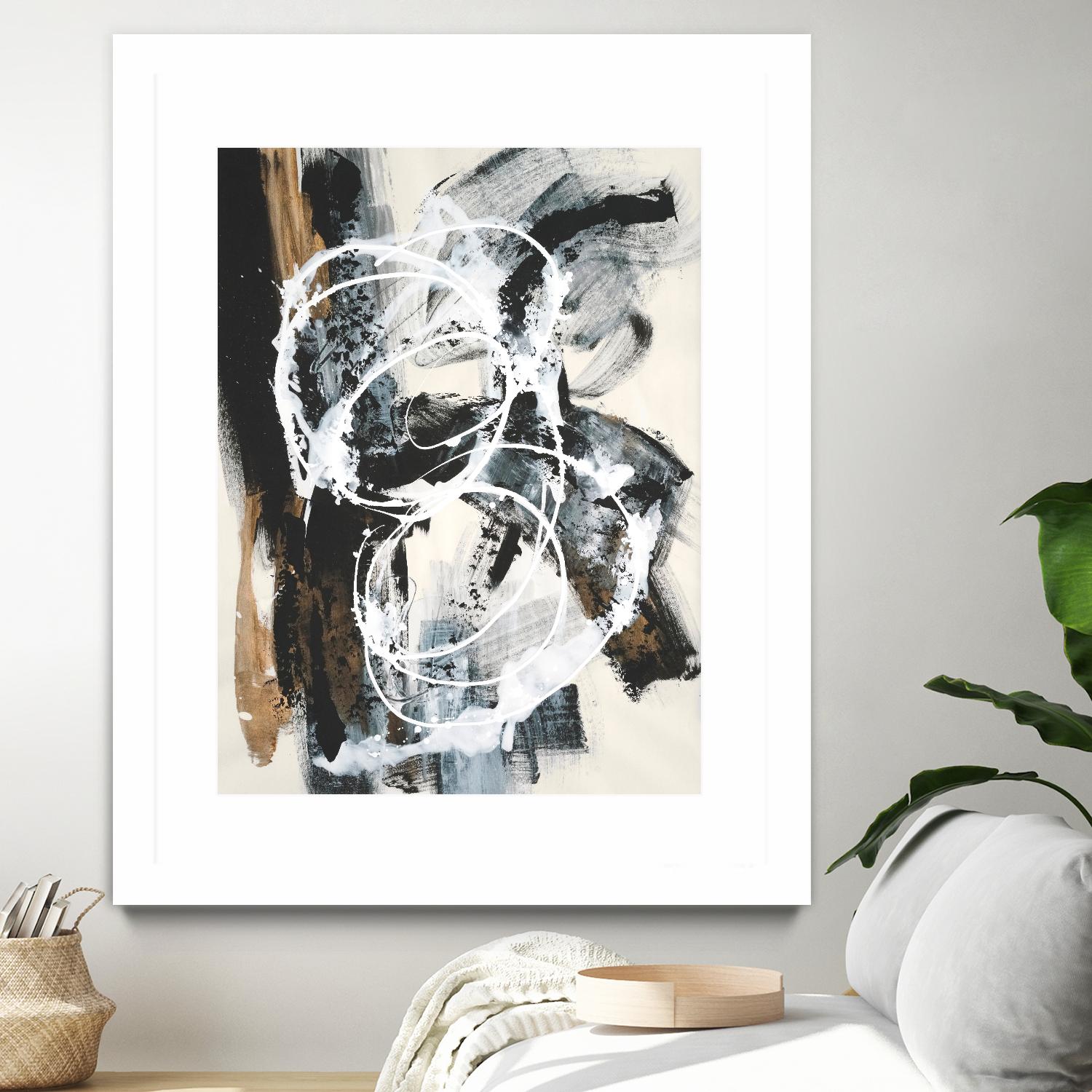 Nature's Winterland III by Joyce Combs on GIANT ART - white abstract abstract