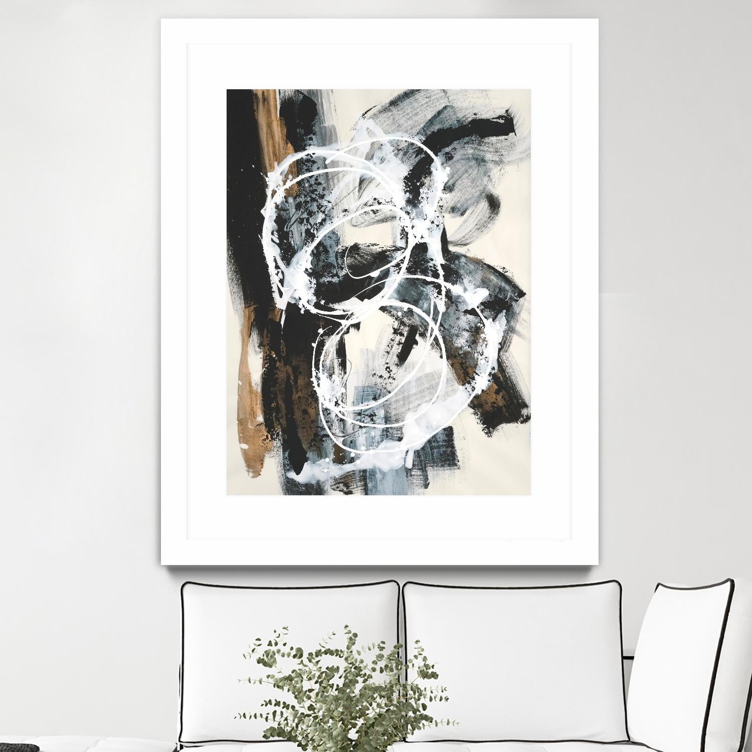 Nature's Winterland III by Joyce Combs on GIANT ART - white abstract abstract