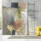 Burnished Loops II by Jennifer Goldberger on GIANT ART - gold abstract