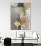 Burnished Loops II by Jennifer Goldberger on GIANT ART - gold abstract