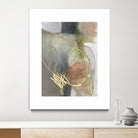 Burnished Loops II by Jennifer Goldberger on GIANT ART - gold abstract