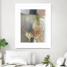 Burnished Loops II by Jennifer Goldberger on GIANT ART - gold abstract