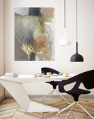 Burnished Loops II by Jennifer Goldberger on GIANT ART - gold abstract