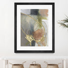 Burnished Loops II by Jennifer Goldberger on GIANT ART - gold abstract