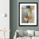 Burnished Loops II by Jennifer Goldberger on GIANT ART - gold abstract