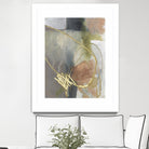 Burnished Loops II by Jennifer Goldberger on GIANT ART - gold abstract