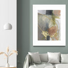 Burnished Loops II by Jennifer Goldberger on GIANT ART - gold abstract