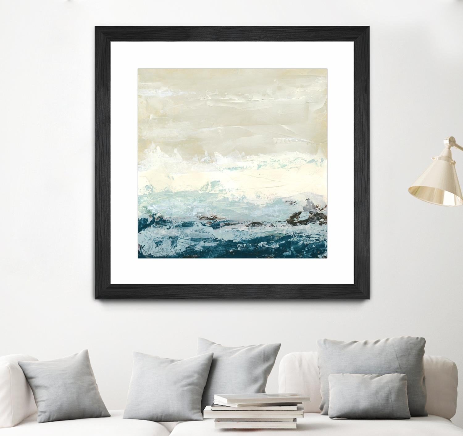 Coastal Currents I by June Erica Vess on GIANT ART - blue abstract