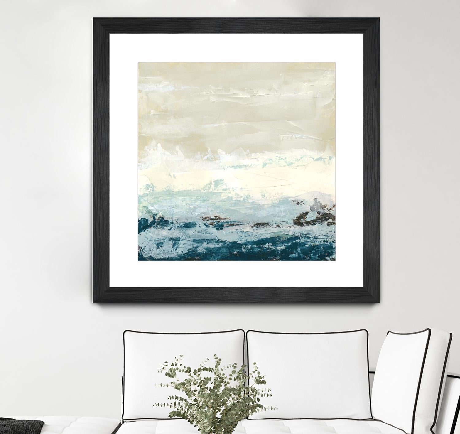 Coastal Currents I by June Erica Vess on GIANT ART - blue abstract