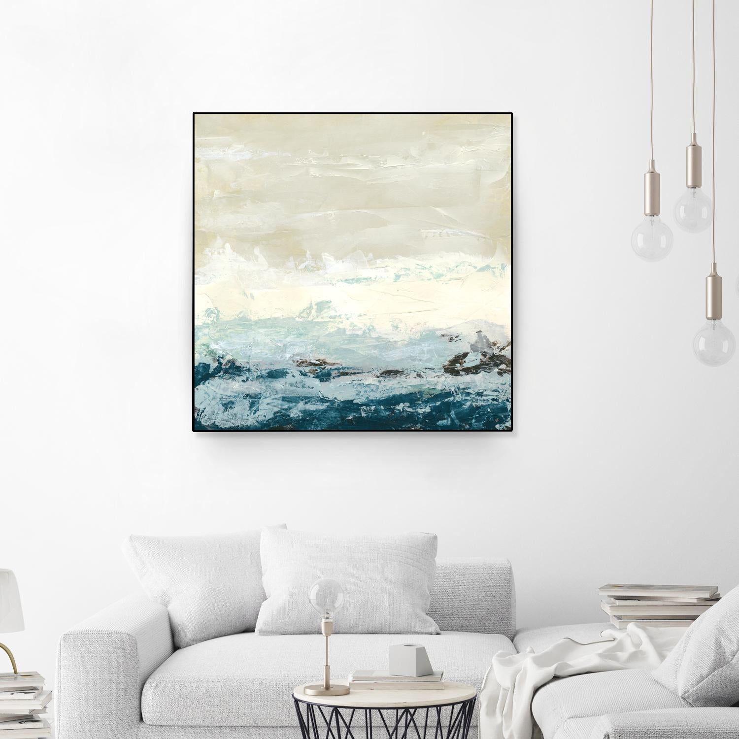 Coastal Currents I by June Erica Vess on GIANT ART - blue abstract