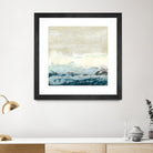 Coastal Currents I by June Erica Vess on GIANT ART - blue abstract