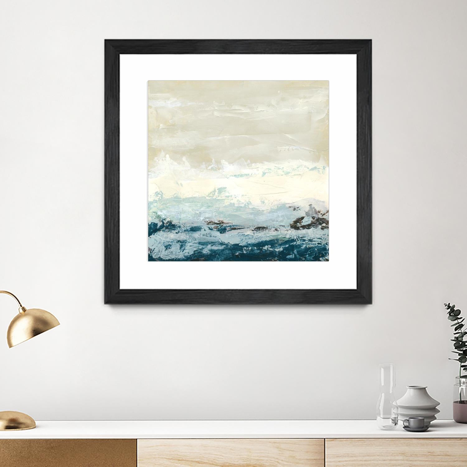 Coastal Currents I by June Erica Vess on GIANT ART - blue abstract