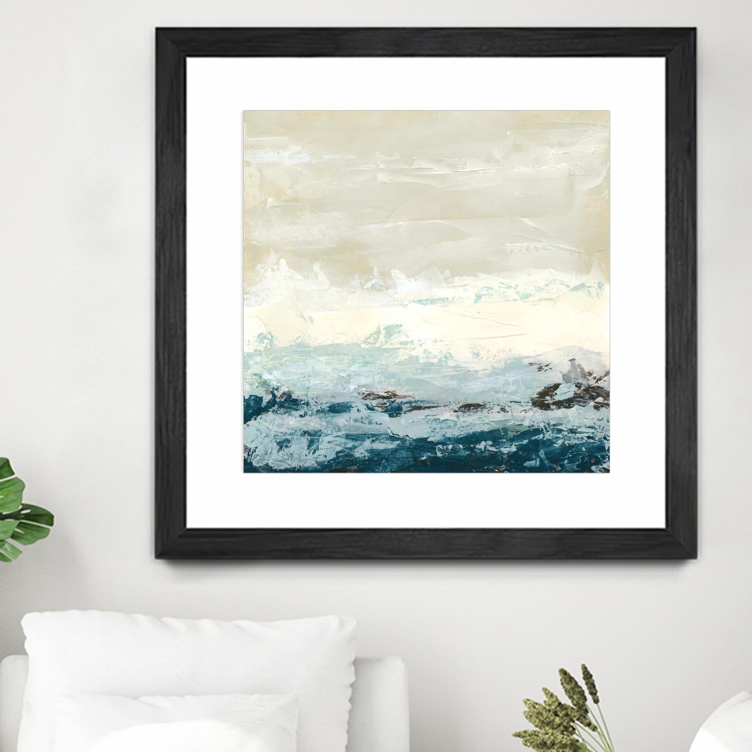 Coastal Currents I by June Erica Vess on GIANT ART - blue abstract