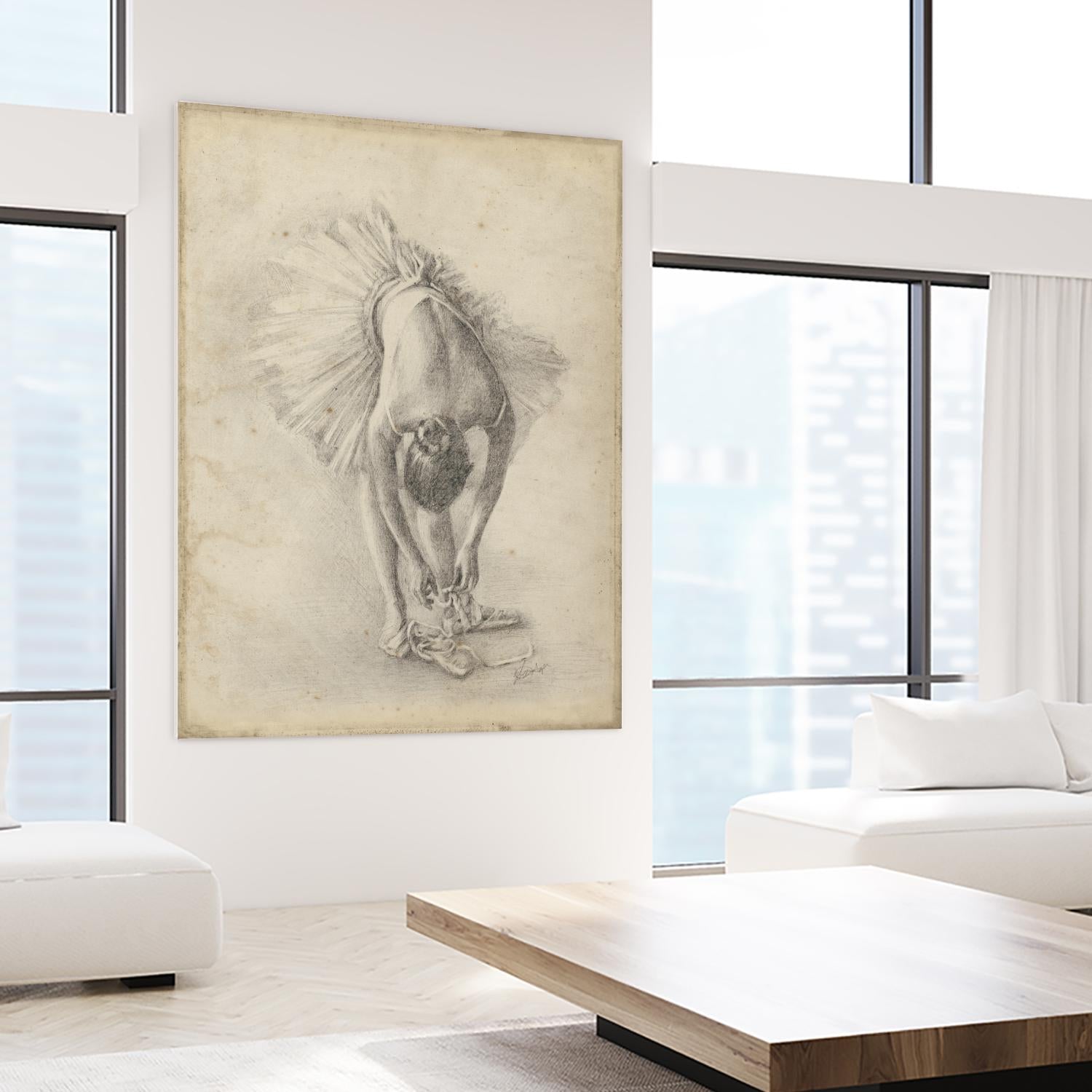 Antique Ballerina Study I by Ethan Harper on GIANT ART - fashion