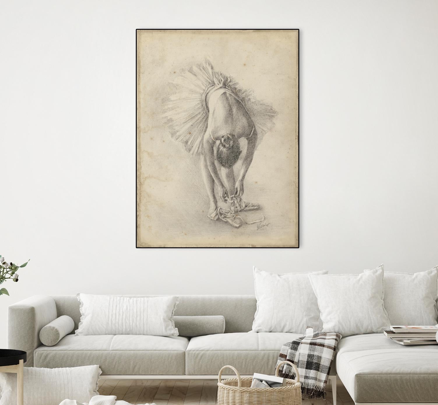 Antique Ballerina Study I by Ethan Harper on GIANT ART - fashion