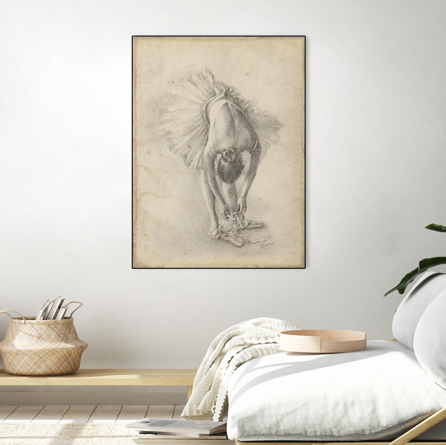 Antique Ballerina Study I by Ethan Harper on GIANT ART - fashion