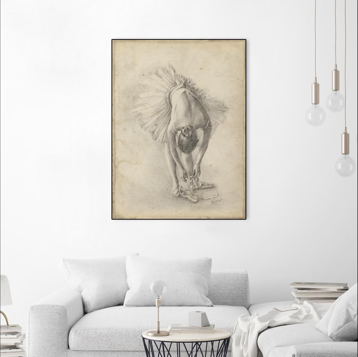 Antique Ballerina Study I by Ethan Harper on GIANT ART - fashion