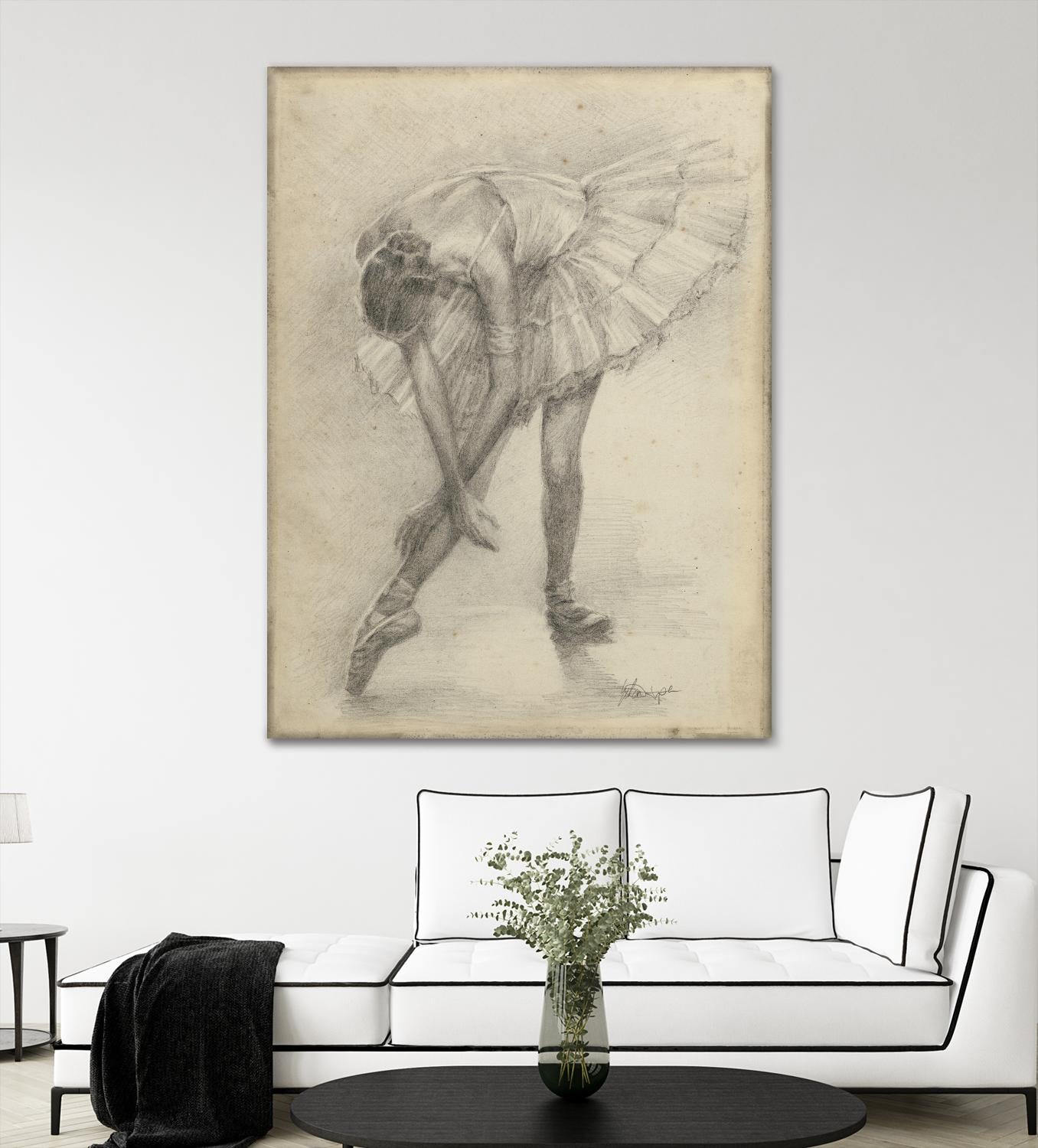 Antique Ballerina Study II by Ethan Harper on GIANT ART - fashion