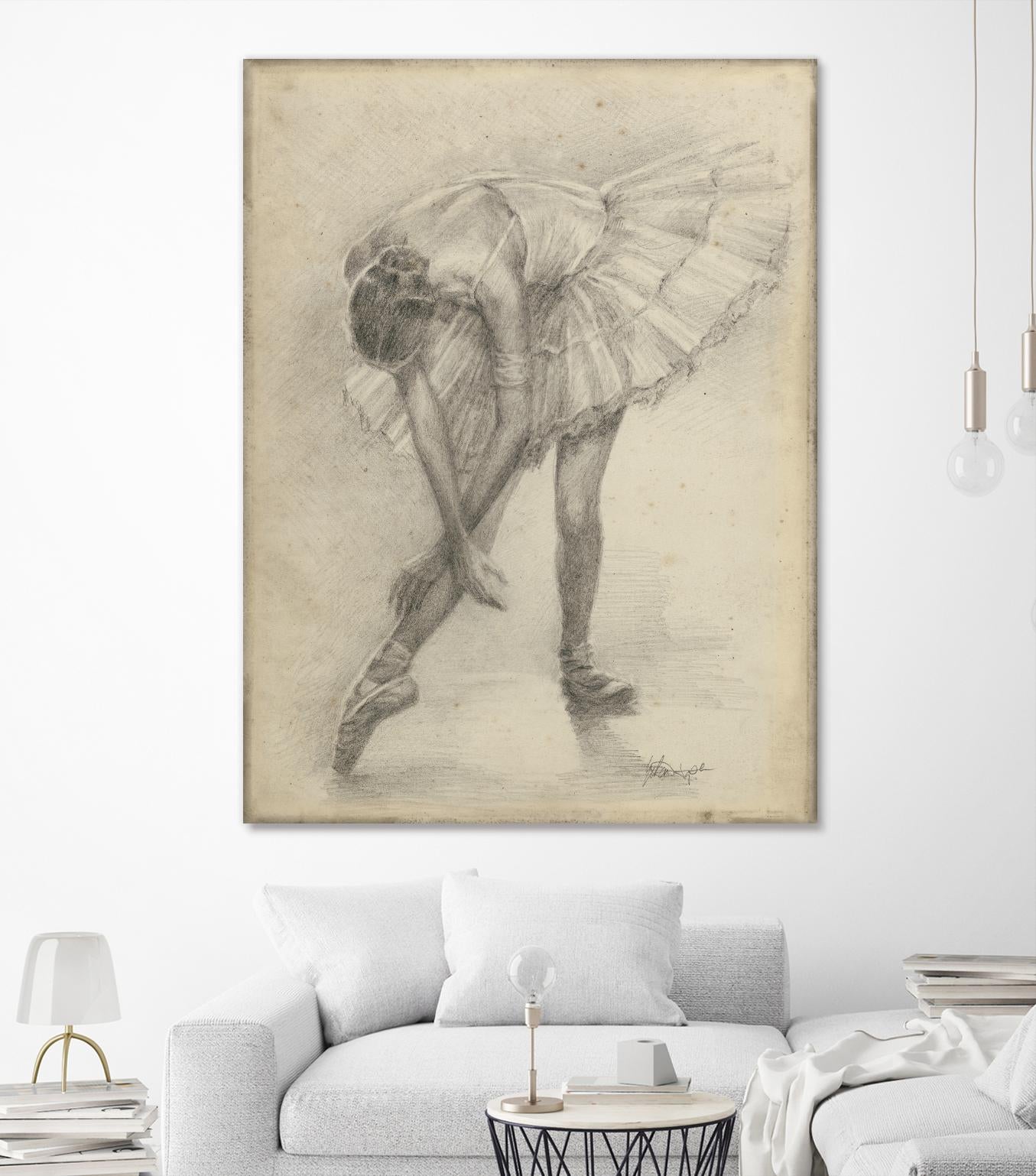 Antique Ballerina Study II by Ethan Harper on GIANT ART - fashion