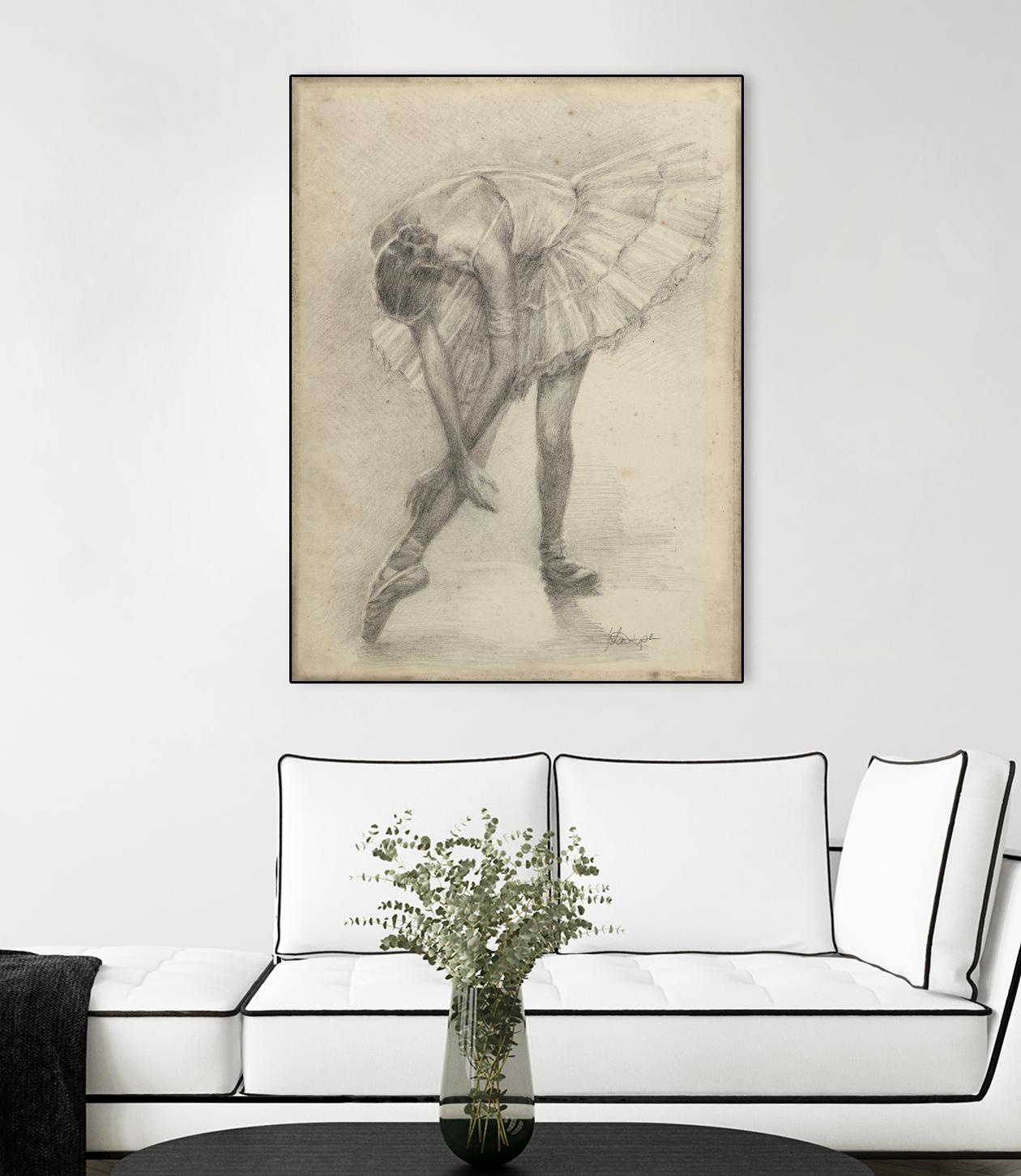 Antique Ballerina Study II by Ethan Harper on GIANT ART - fashion