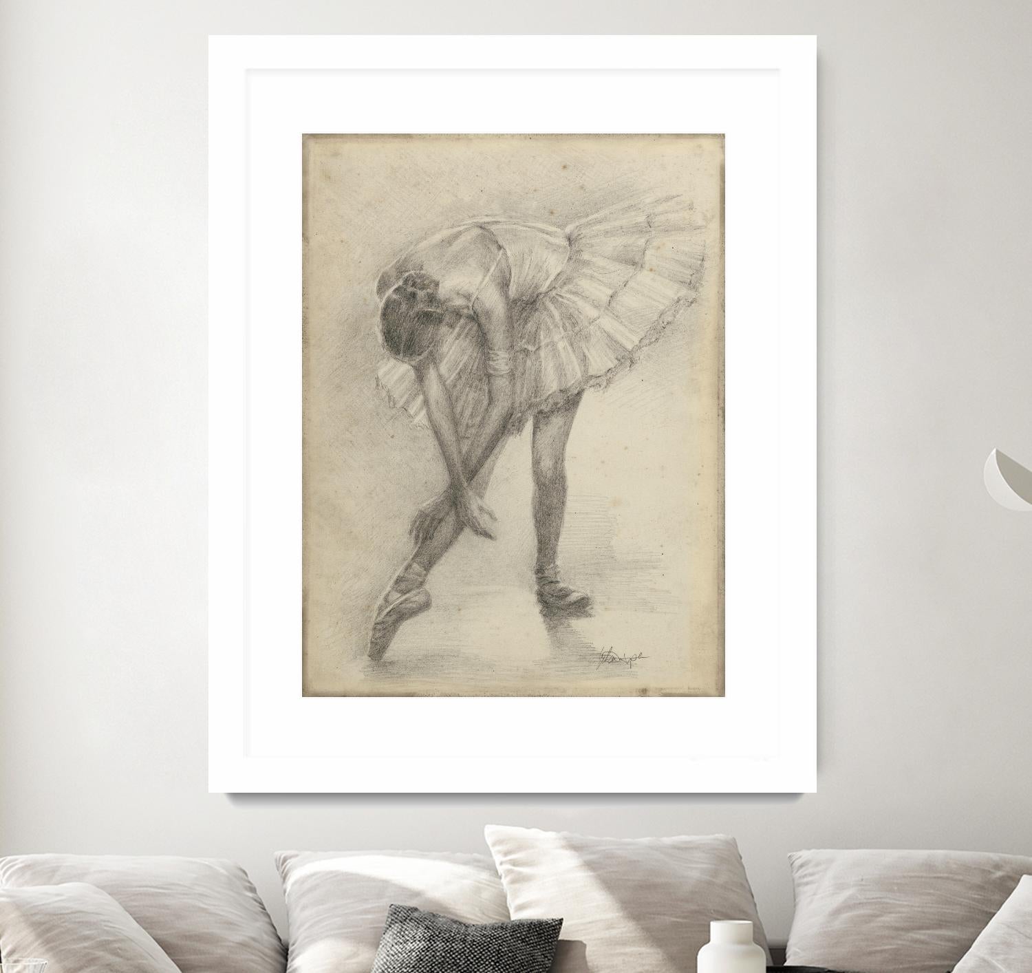 Antique Ballerina Study II by Ethan Harper on GIANT ART - fashion