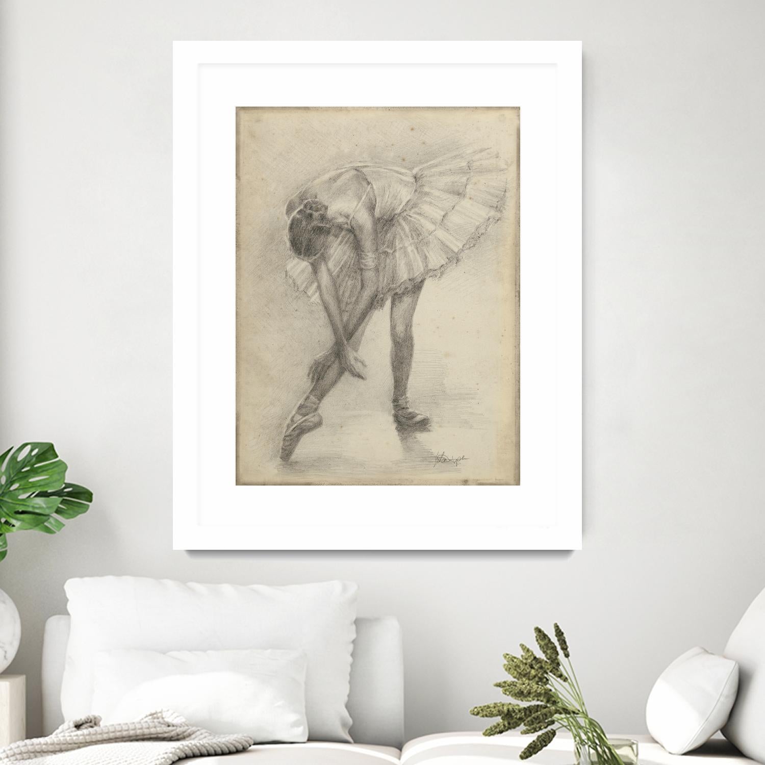 Antique Ballerina Study II by Ethan Harper on GIANT ART - fashion