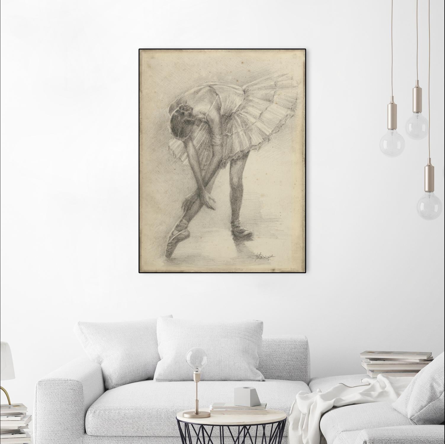Antique Ballerina Study II by Ethan Harper on GIANT ART - fashion