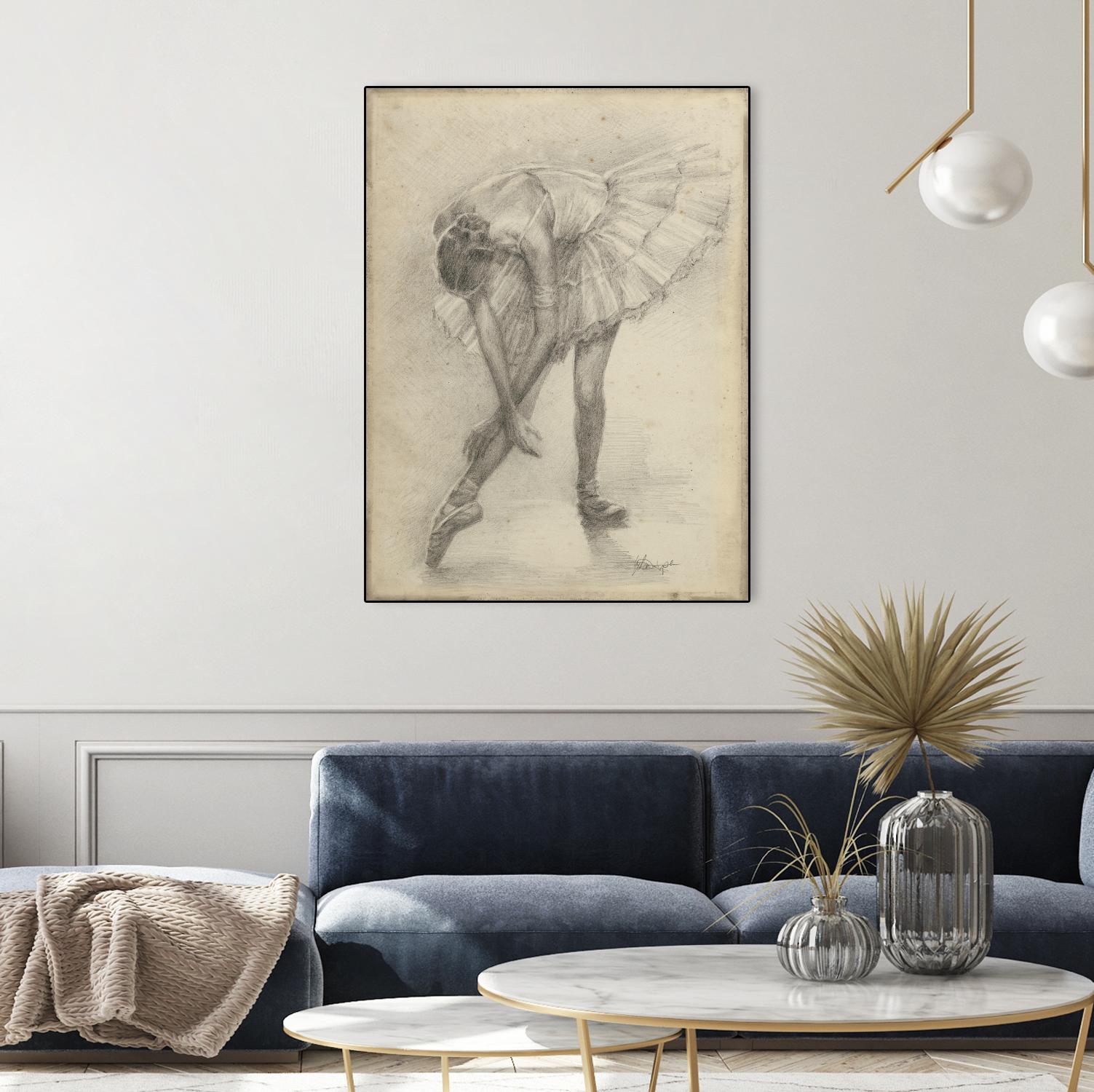 Antique Ballerina Study II by Ethan Harper on GIANT ART - fashion