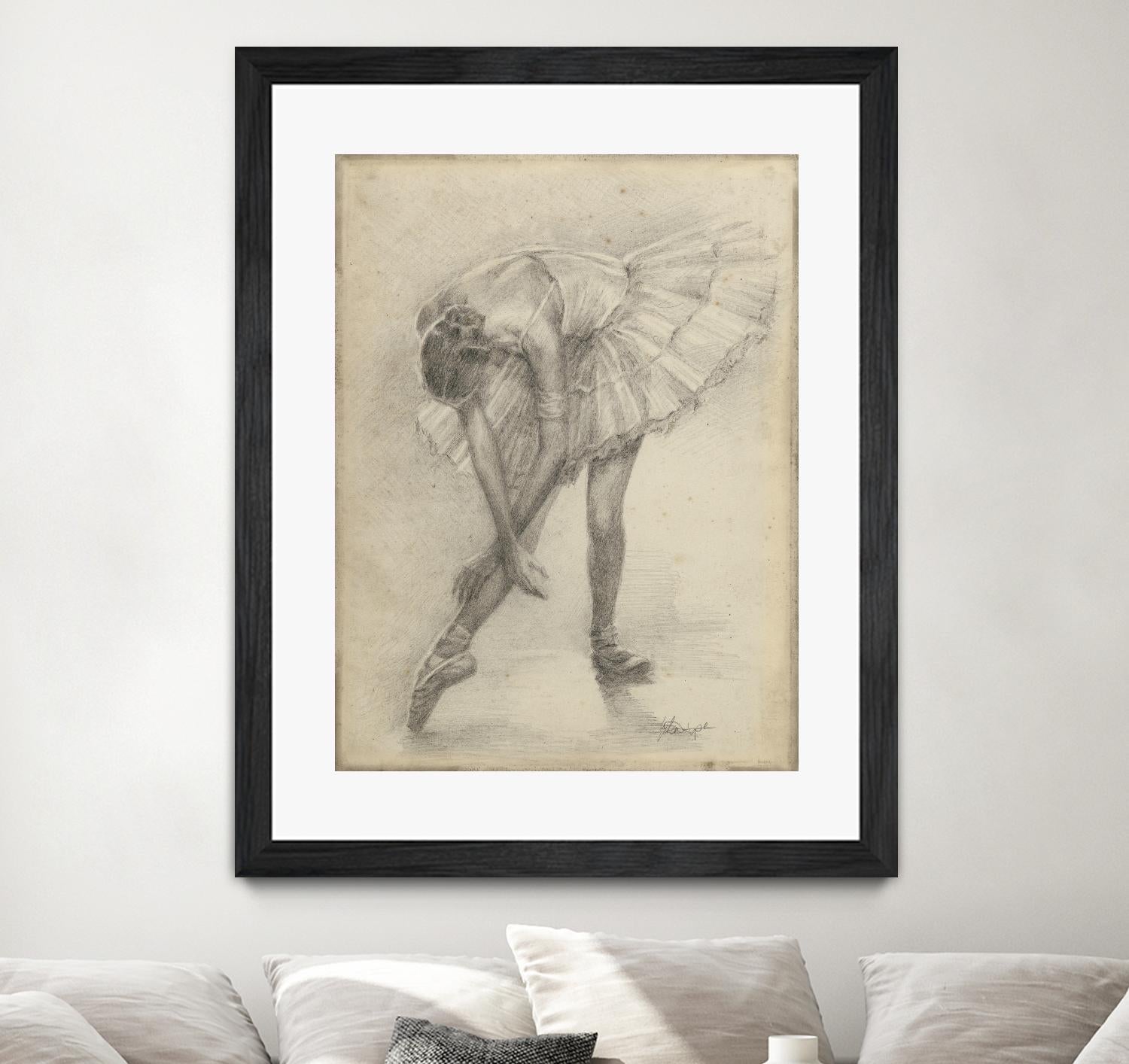 Antique Ballerina Study II by Ethan Harper on GIANT ART - fashion