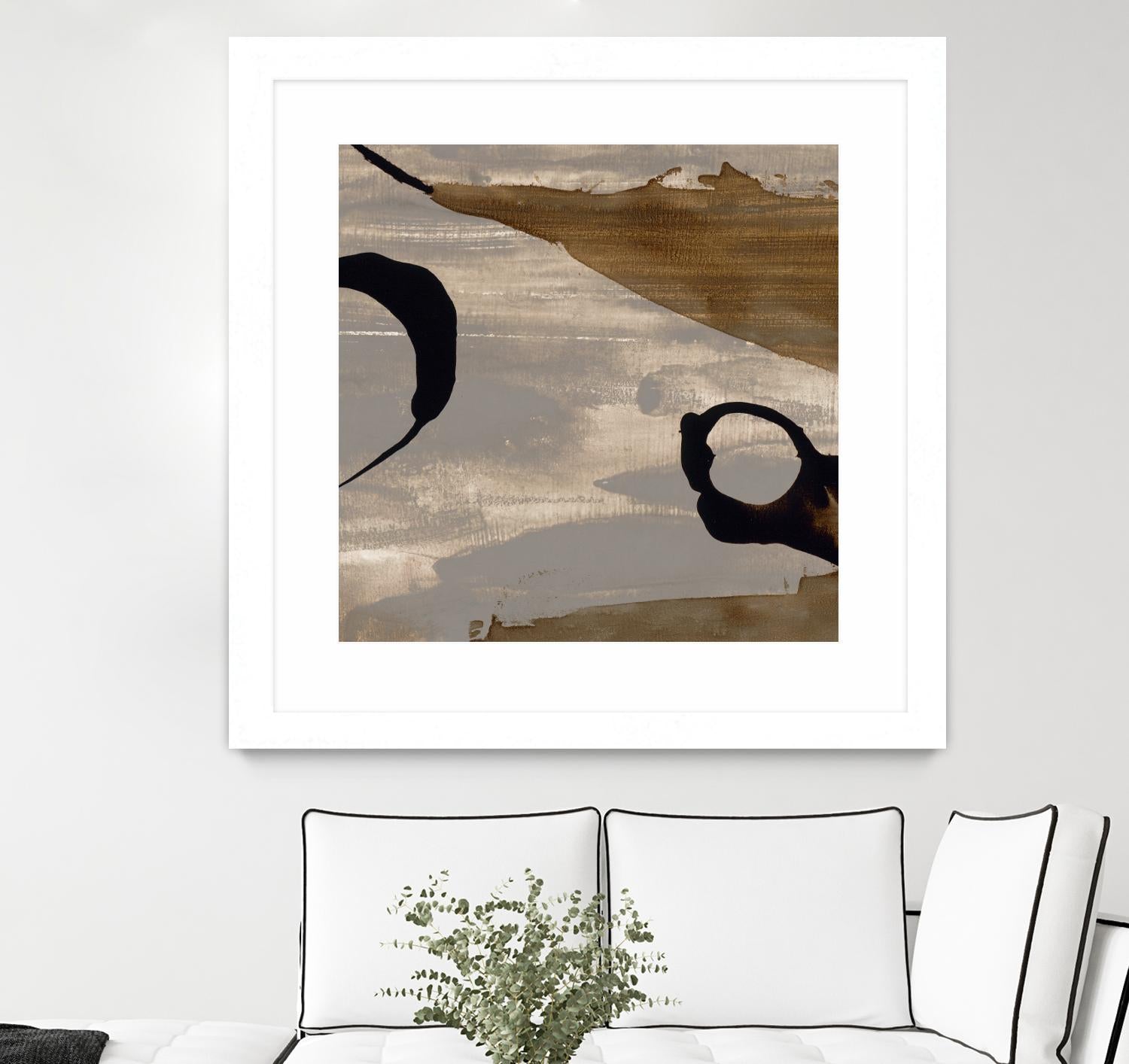 Gossamer II by Sisa Jasper on GIANT ART - brown abstract